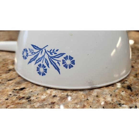 Vintage Corning Ware Blue Cornflower Sauce Pan w/Lid (P-81-B) 1 Pint - Picture 11 of 15